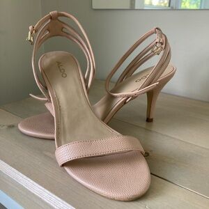 ALDO beige sandals.
